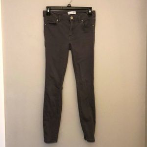 ANN TAYLOR LOFT Gray Jeans/Leggings